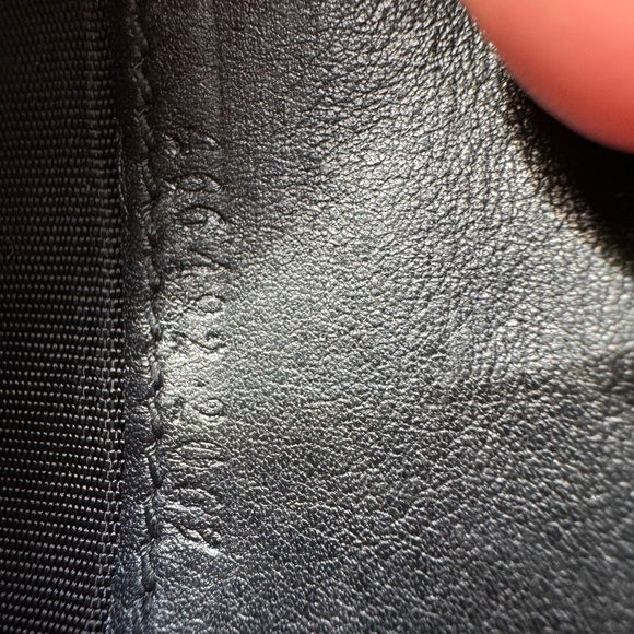 GUCCI GG MARMONT CARD CASE WALLET BLACK LEATHER - Picture 12 of 13